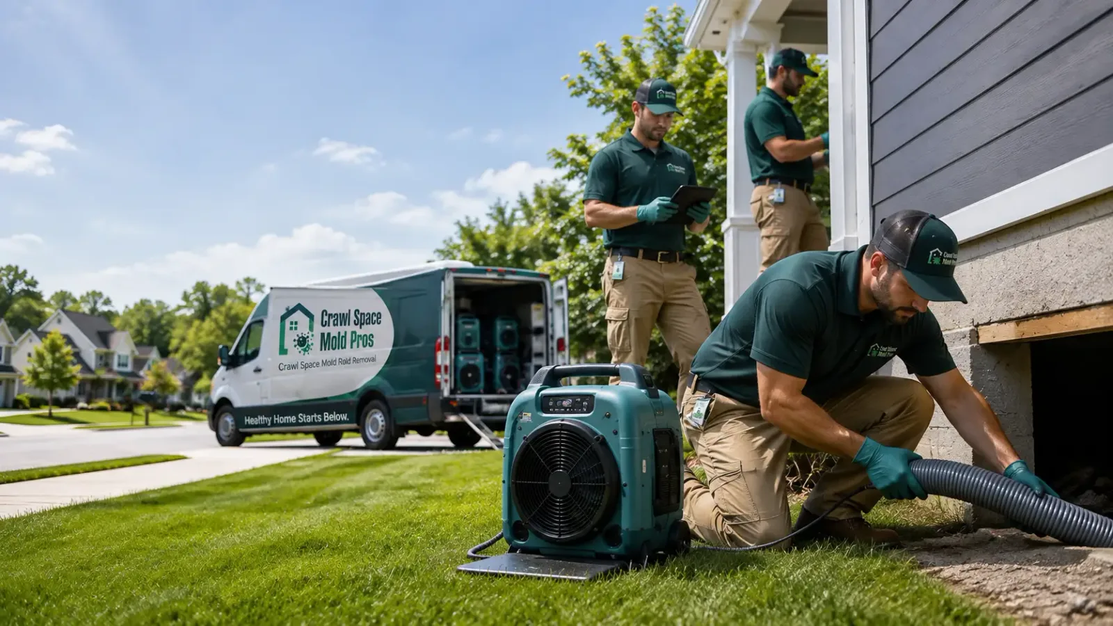 Crawl Space Mold Removal in Saint Helena, NE